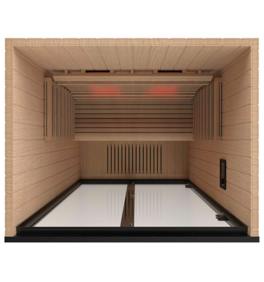Onni Two Person Infrared Cabin, interior view