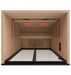 Onni Two Person Infrared Cabin, interior view