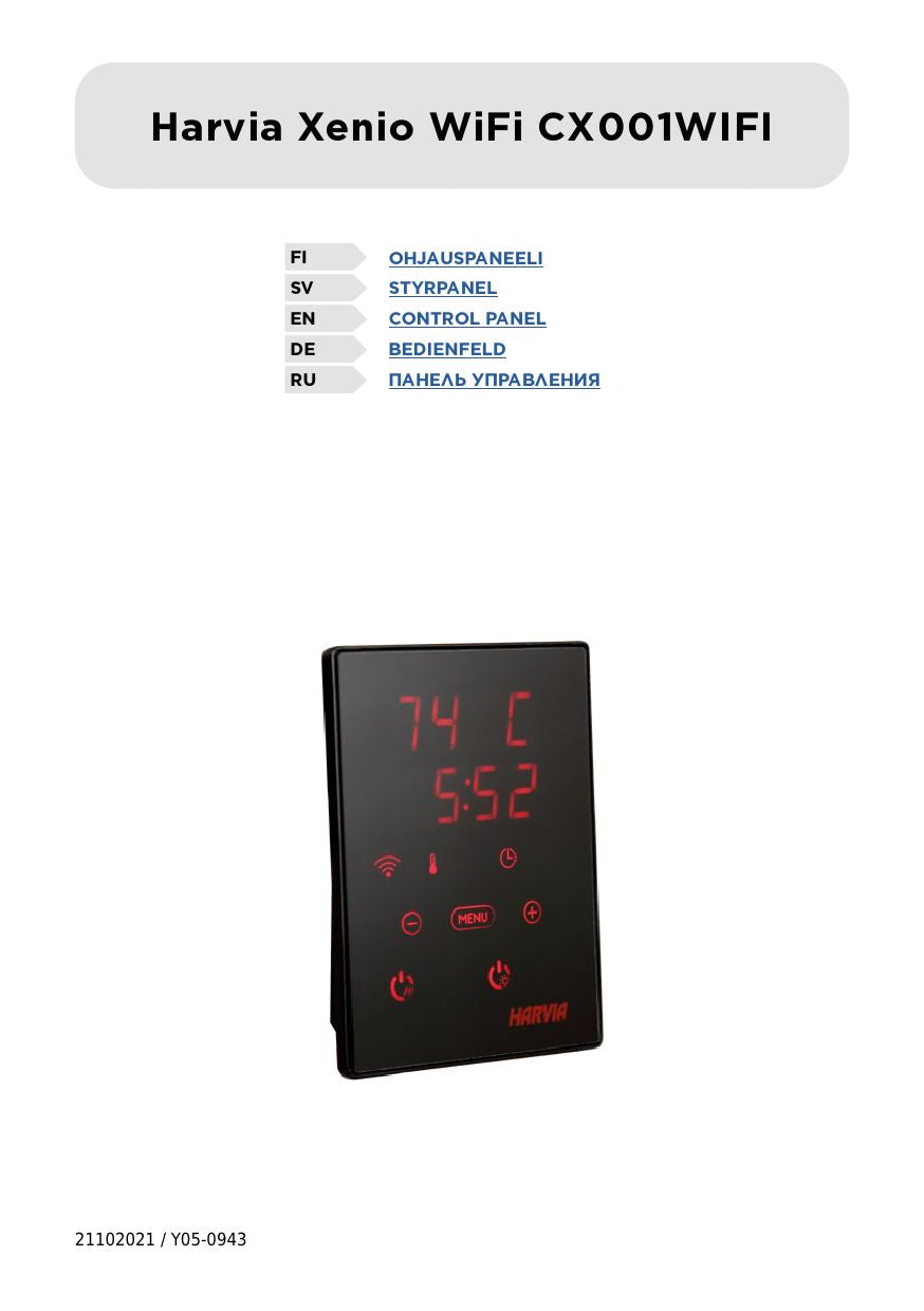 Spirit Sauna Heater, 9kW, WiFi Control