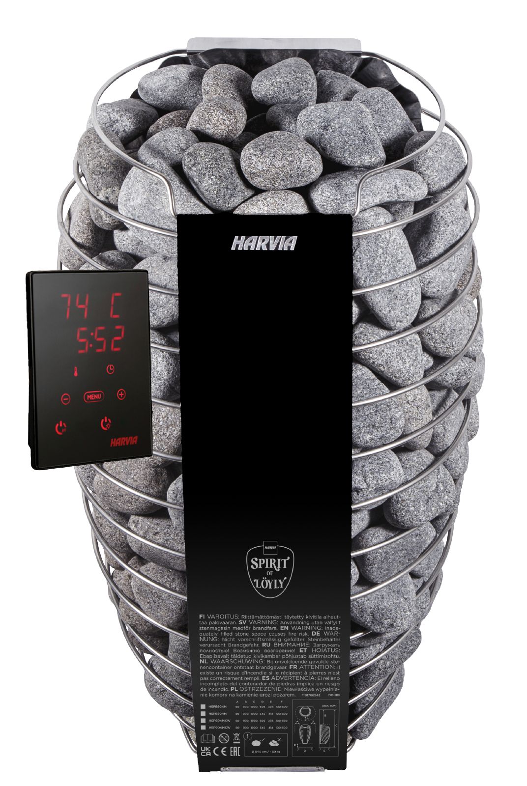 Spirit Sauna Heater, 9kW, WiFi Control