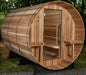 Huntington Barrel Sauna glass door