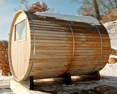 Huntington Barrel Sauna outdoor setting
