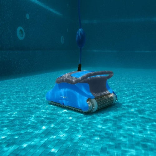 Dolphin M250 Pool Cleaner, in use underwater