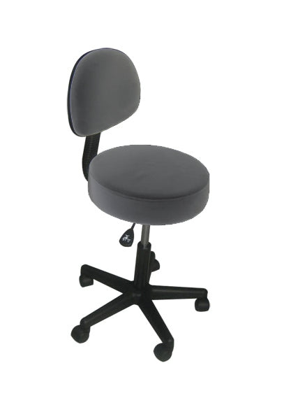 Affinity Backrest Stool, Black