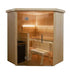 Harvia Variant View Corner Sauna, 1635 x 1635mm