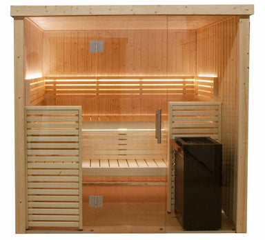Harvia Variant View Sauna, 1635 x 1607mm