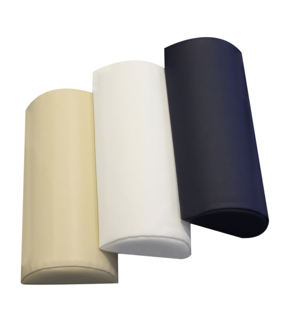 Half Round Neck Bolster, Biscuit