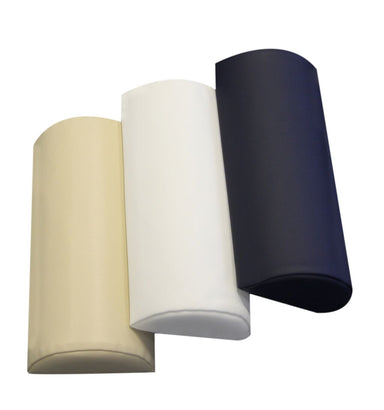 Half Round Neck Bolster, Biscuit