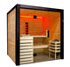 Harvia Family Hybrid Sauna Cabin, Large, Right Interior, 1960x1890x2040mm