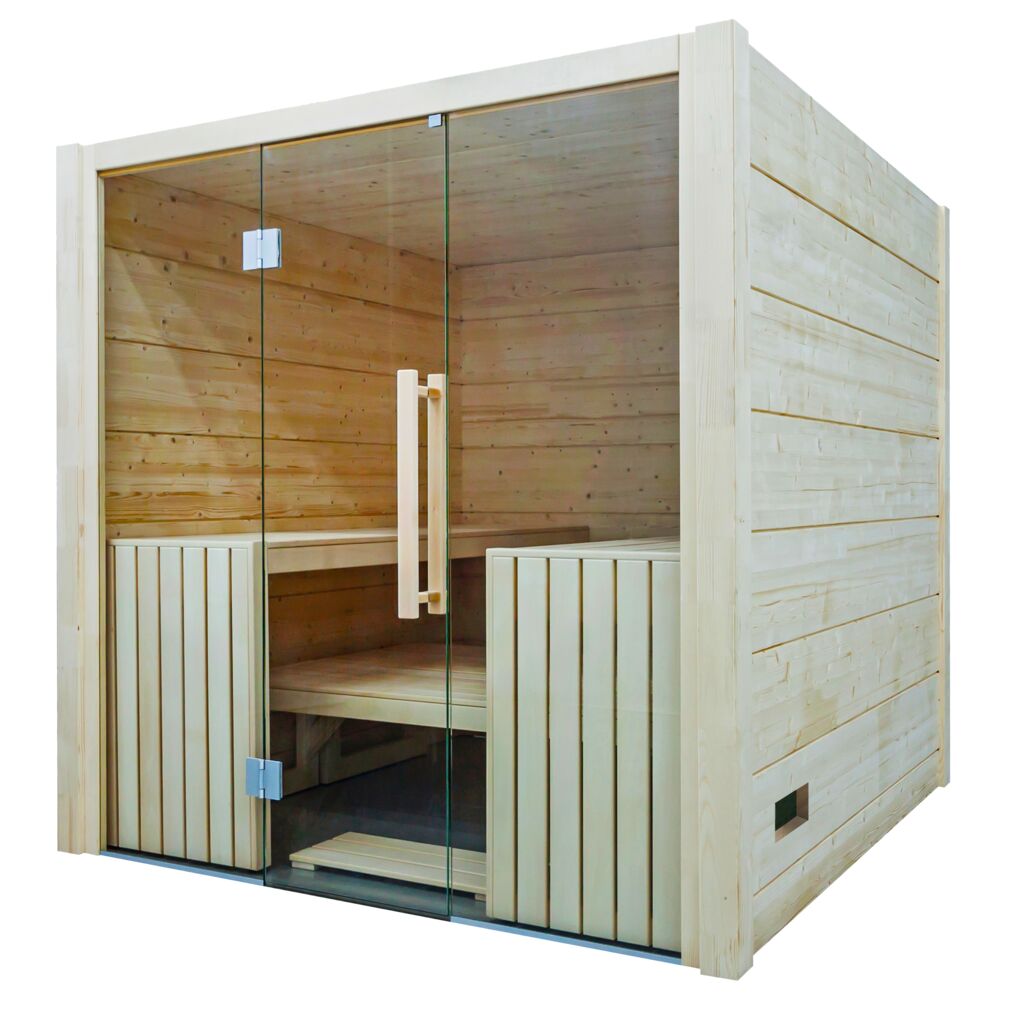 Harvia Olympus Traditional Sauna Cabin, Large, 9kW Virta Heater