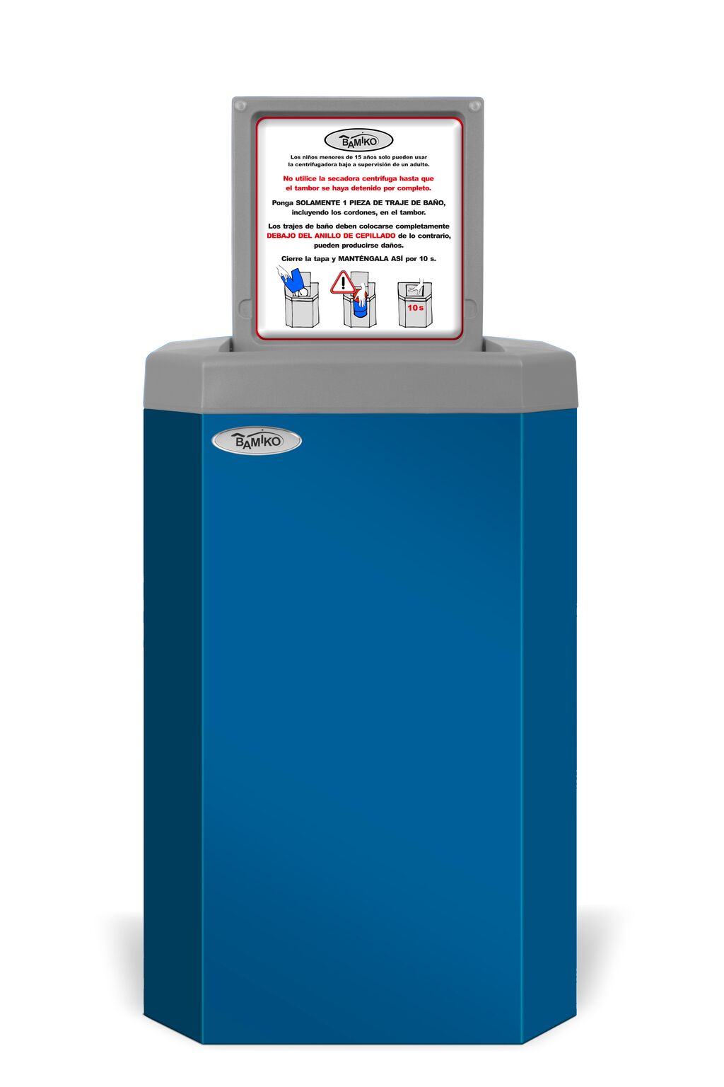 SuitSpin Swimsuit Dryer, Blue