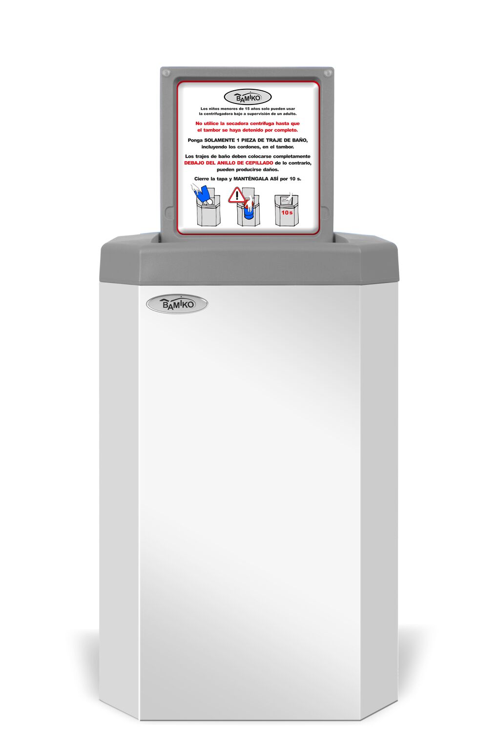 SuitSpin Swimsuit Dryer, White