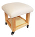Affinity Pedi / Foot Stool, Biscuit
