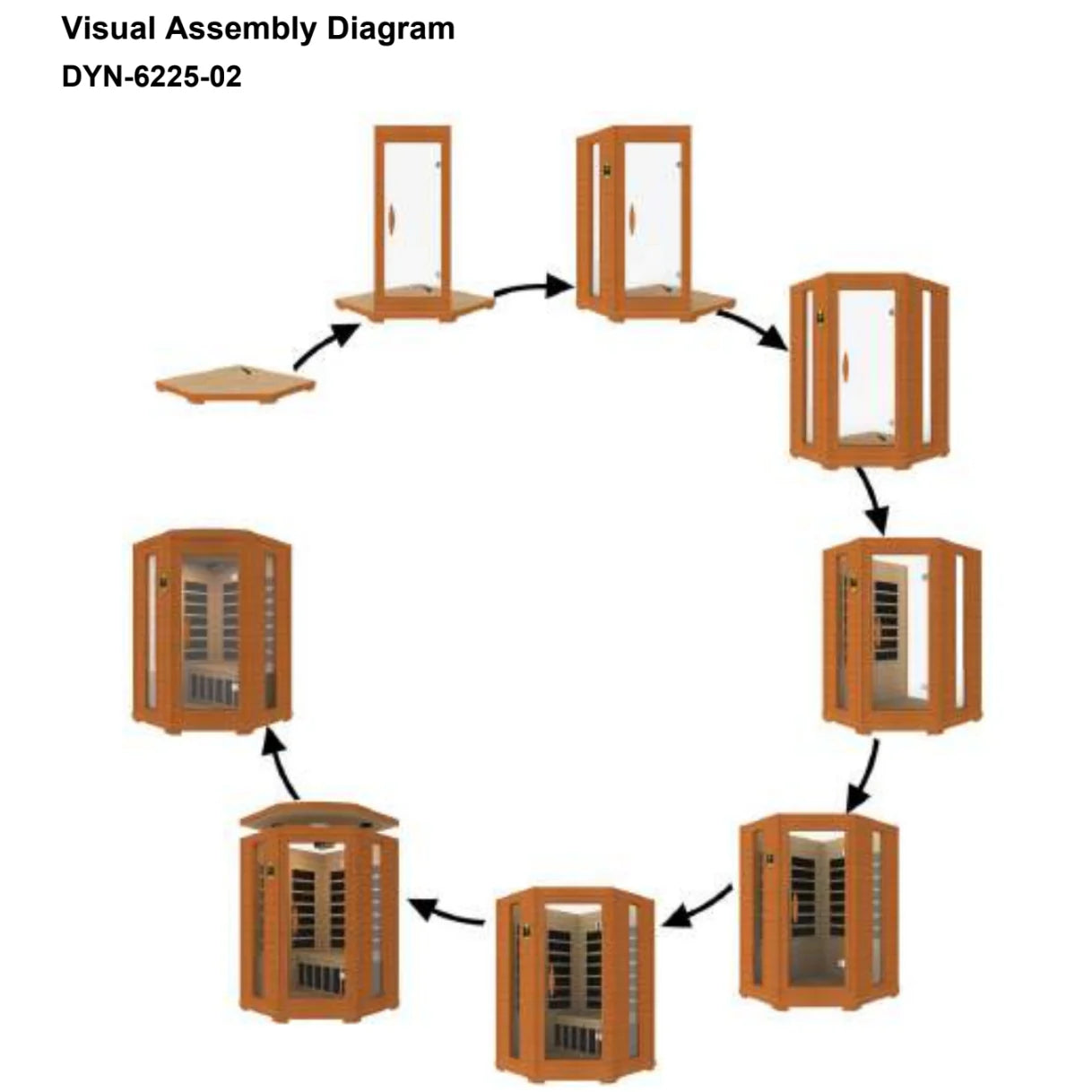 Dynamic Heming 2-person Corner Low EMF FAR Indoor Infrared Sauna + Red Light Therapy | DYN-6225-02