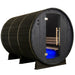 Pinnacle Barrel Sauna, Onyx Finish