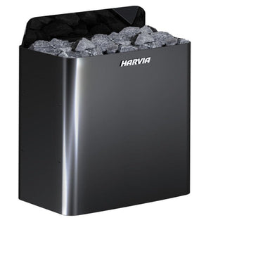 Wall Sauna Heater, 6kW, Black Steel